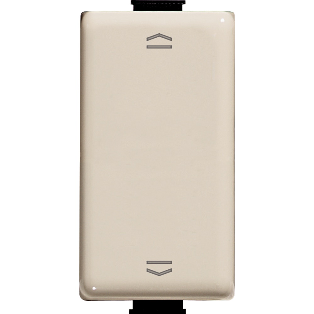 Pulsante doppio interbloccato 10A 250V avorio per comando tapparelle motorizzate