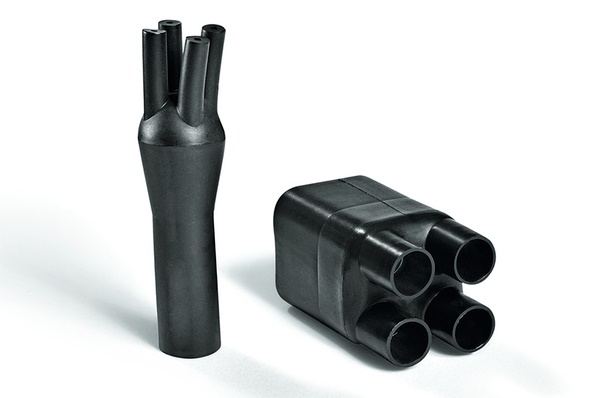 Preformato a 4 vie isolamento poliolefina reticolata adesivo protezione cavi elettrici interno esterno