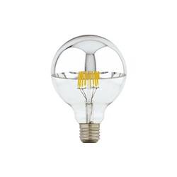 GLOBO LED D.95 CON CUPOLA ARGENTO