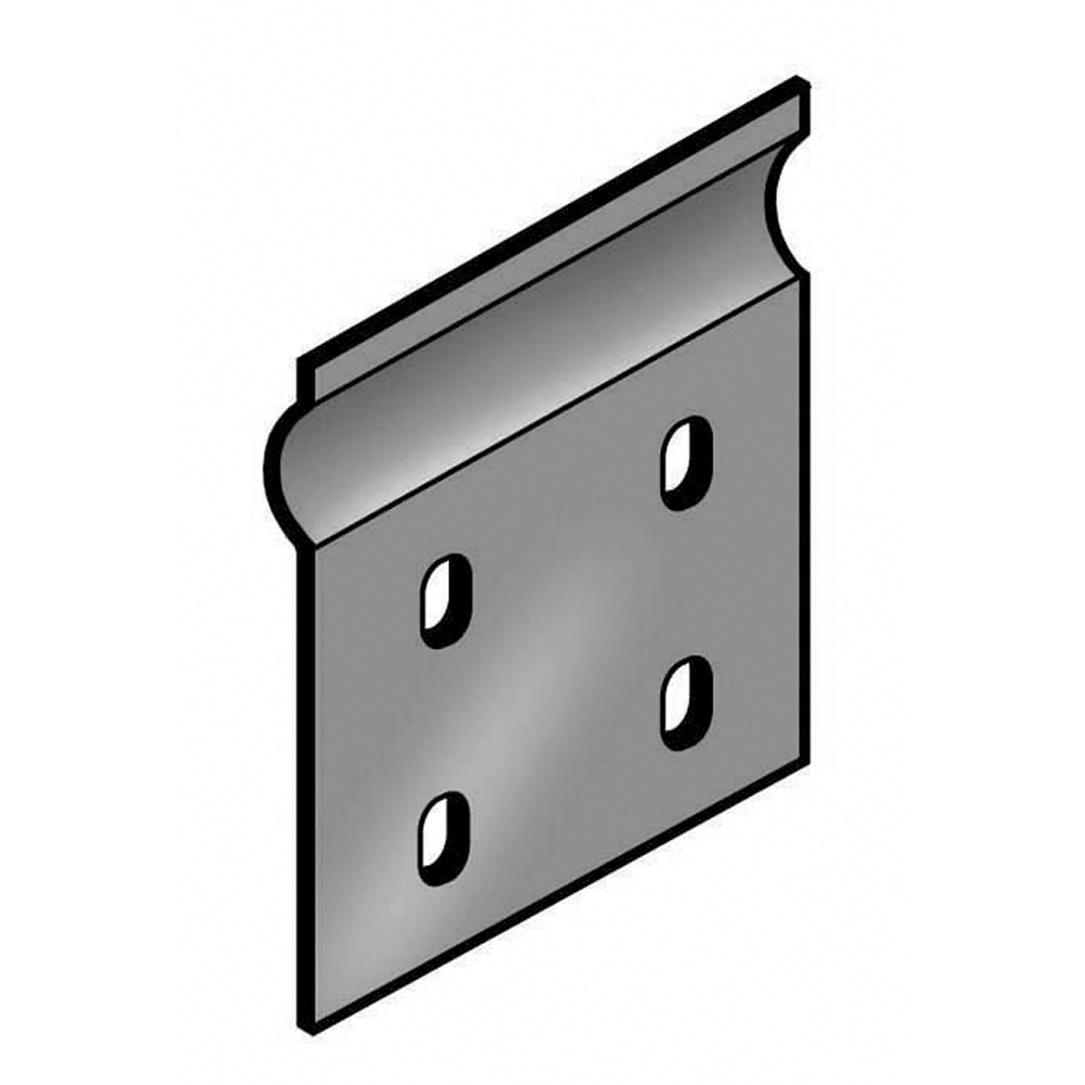Giunto piano accessori altezza 75 mm acciaio inox AISI 316L per montaggi H75/H100