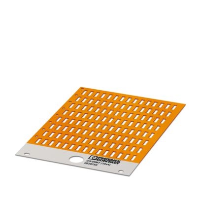Etichetta arancione 10x4mm per conduttori