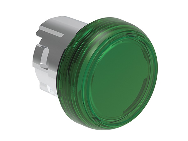 TESTA INDICATORE LUMINOSO MET.VERDE