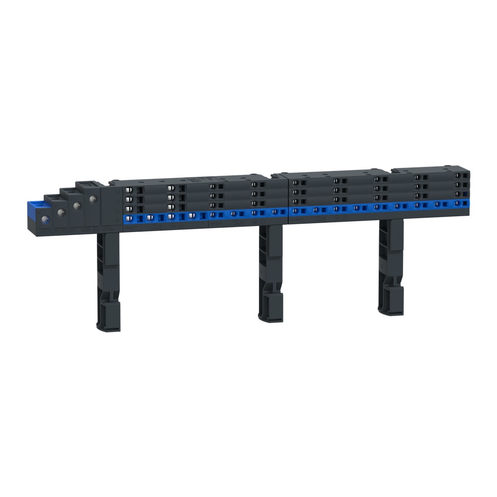 Blocco distribuzione Linergy FM 4 poli 80A 24 moduli per quadri elettrici PrismaSeT