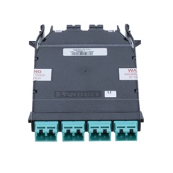 Cassetta in fibra HD Flex™ 2x8F MPO-CS OM4, 16 fibre, universale, Opt IL
