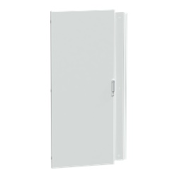 Porta piena IP55 larghezza 800 mm PrismaSeT P vetro e acciaio bianco opaco uso industriale