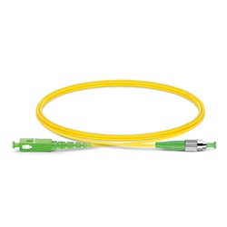 Bretella fibra ottica monomodale 2m SC/APC-FC/APC rete dati