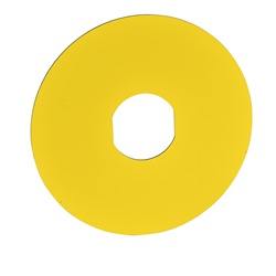 ETICHETTA GIALLA CIRCOLARE