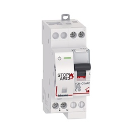 Interruttore magnetotermico 1P+N C10 Stop Arc 10A civile residenziale