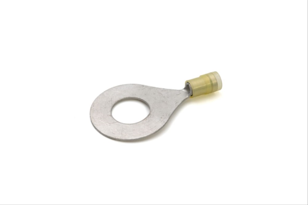 Capocorda rinforzato giallo occhiello vite 14mm per elettrico