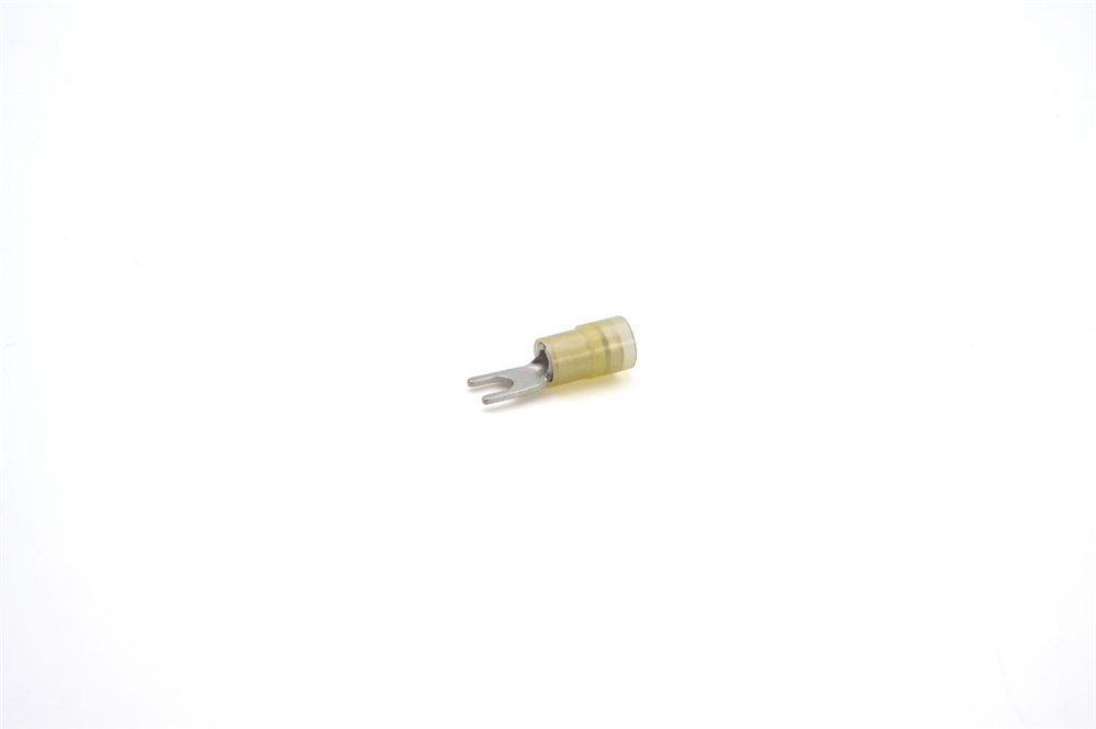 Capocorda rinforzato giallo forcella vite 3,5mm uso elettrico