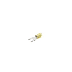 Capocorda rinforzato giallo forcella vite 8mm elettrico