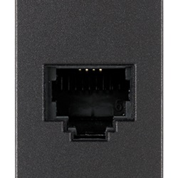 Presa RJ11 6/4 antibatterico grigio
