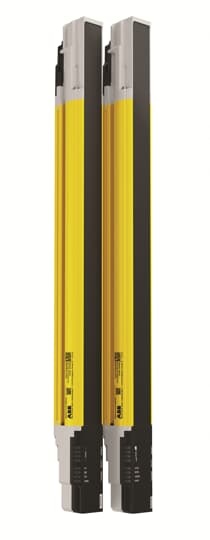 Barriera fotoelettrica sicurezza Orion1 Tipo 4, risoluzione 14mm, altezza protetta 450mm, portata 0,2-7m per controllo accessi industriali