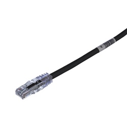 Patch cord in rame UTP Cat 6 24 AWG, 1,5 m, nero