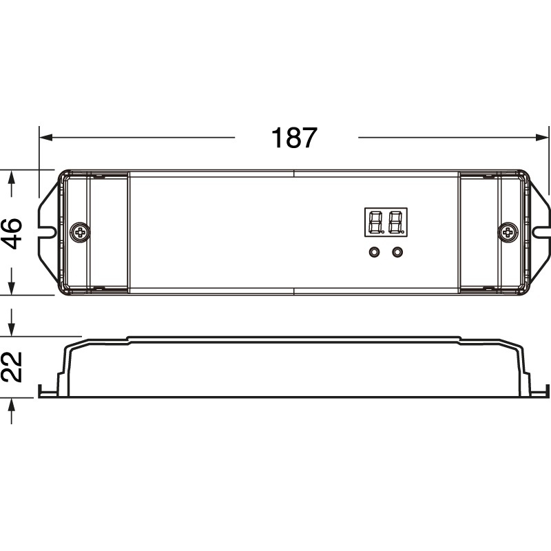 Dimmer DALI striscia 220V 1x2A controllo luminosità preciso per ambienti residenziali e professionali