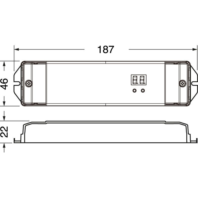 Dimmer DALI striscia 220V 1x2A controllo luminosità preciso per ambienti residenziali e professionali