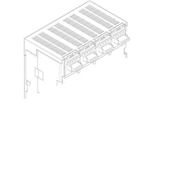Kit alveoli interruttori M4 630 4P rimovibili 8 pezzi