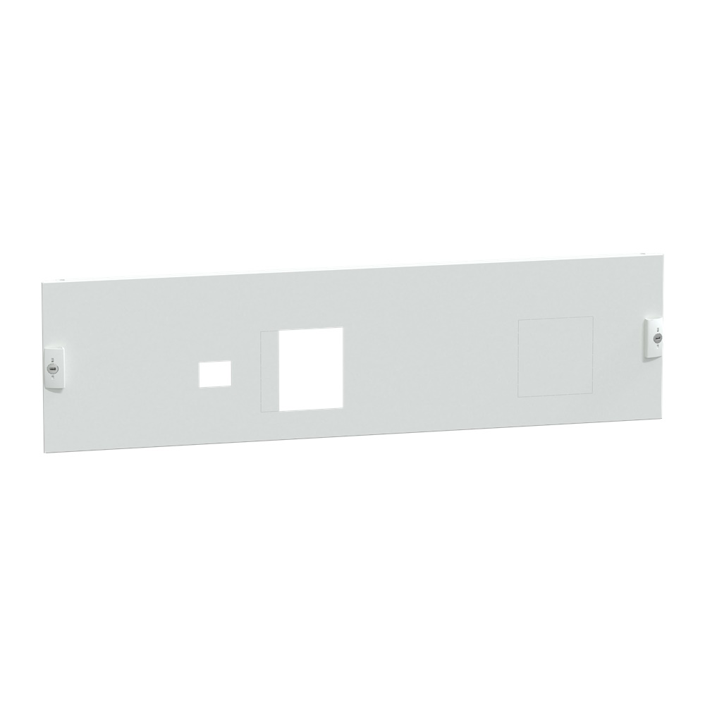 Piastra frontale pretranciata protezione dispositivi controllo NSX160/250 per armadi parete e pavimento