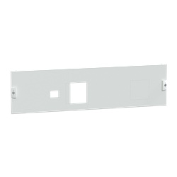 Piastra frontale pretranciata protezione dispositivi controllo NSX160/250 per armadi parete e pavimento