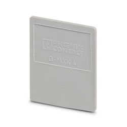 D-MXK 4 PIASTRA TERMINALE MINI-DIN