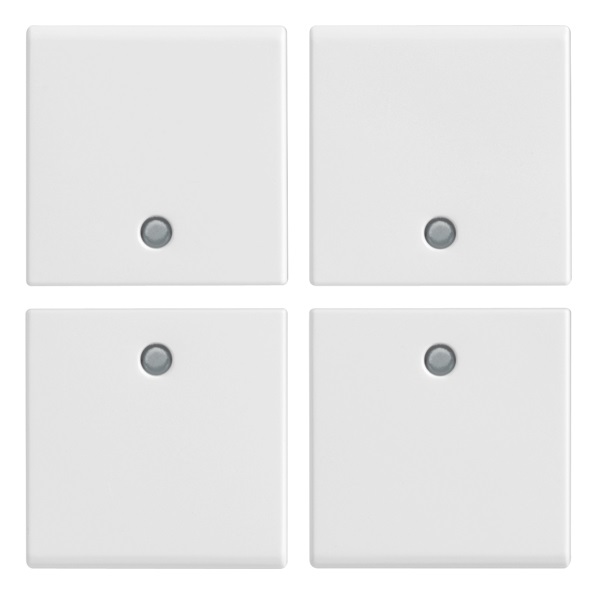 QUATTRO MEZZI TASTI 1M NEUTRI BIANC