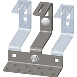 STAFFA TIPO P INOX REGOL. X FALDA X