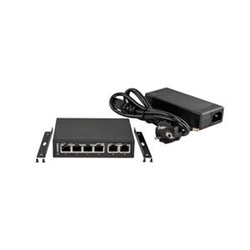 SWITCH UNMGD POE+ 6 PORTE GIGA 64W