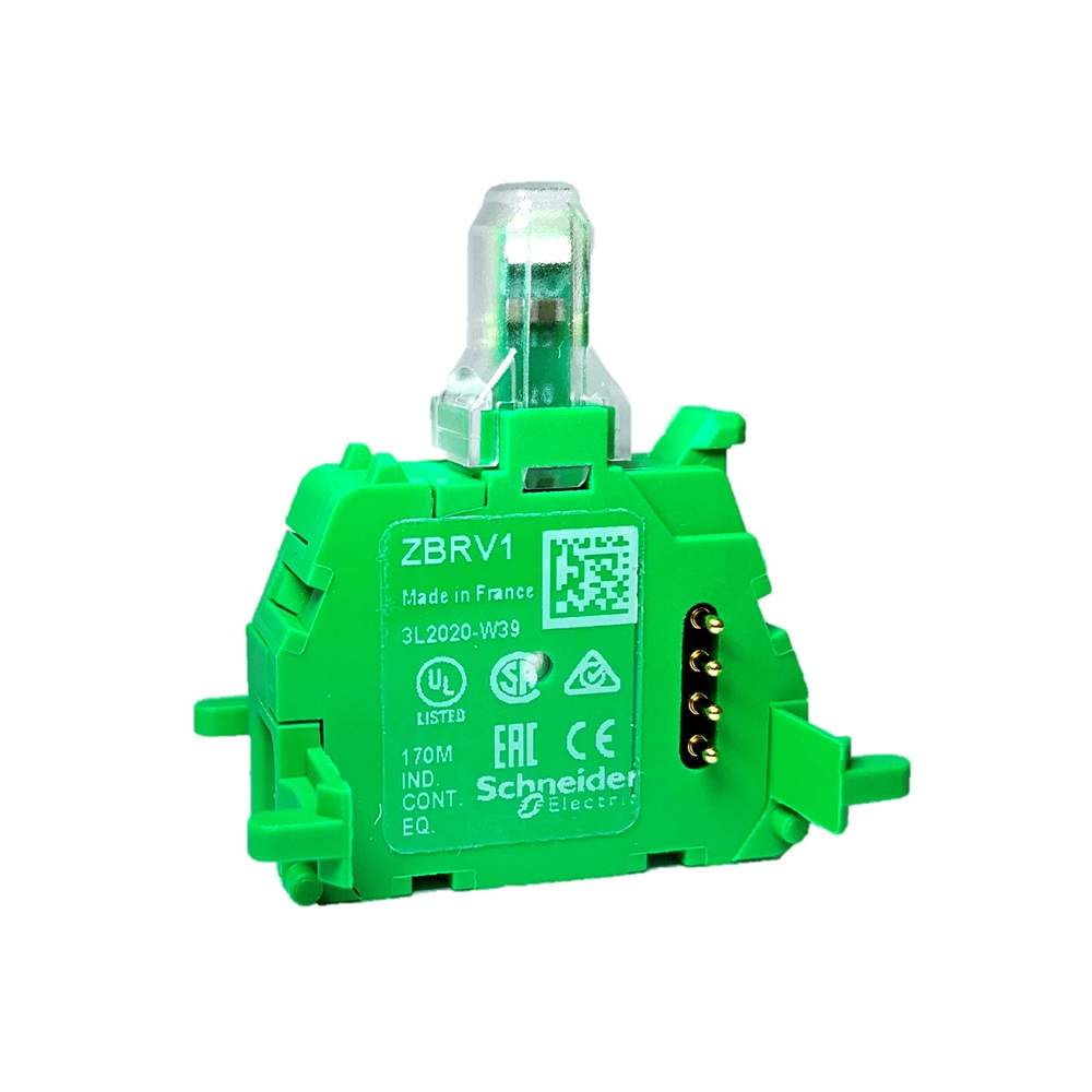 Elemento LED per contatti wireless ZBRT per verifica presa in carico comando.