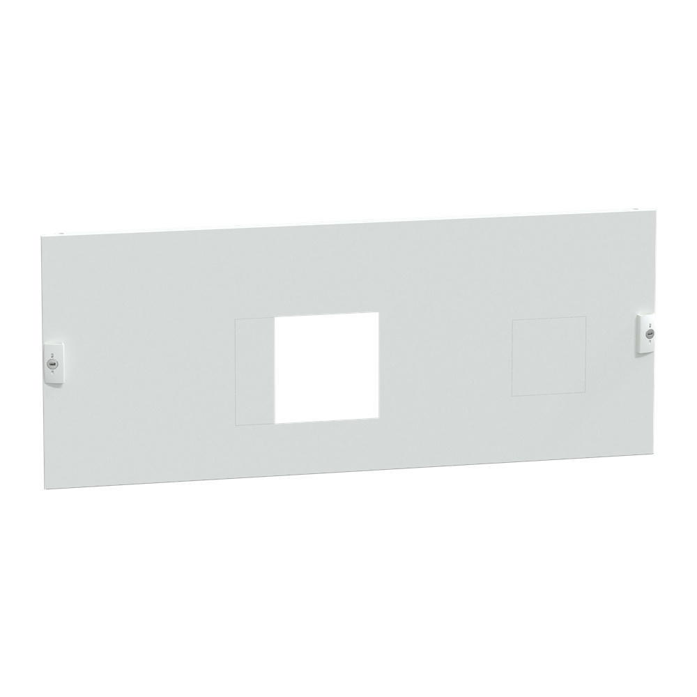 Piastra frontale pretranciata acciaio bianco per protezione dispositivi controllo NSX400/630 armadi pavimento PanelSeT G
