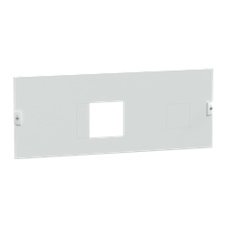 Piastra frontale pretranciata acciaio bianco per protezione dispositivi controllo NSX400/630 armadi pavimento PanelSeT G