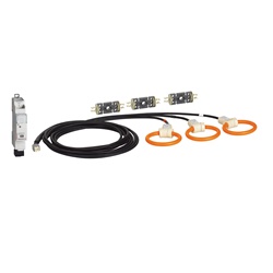 Modulo misura trifase Rogowski apribile 630A per monitoraggio energia impianti elettrici
