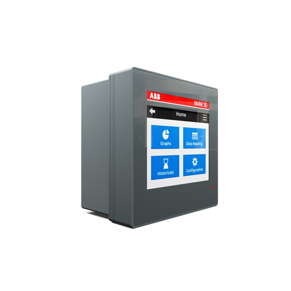 Analizzatore rete M4M 30 moduli Modbus RTU RS485 4 I/O Bluetooth 48-240 V AC/DC per monitoraggio sistemi elettrici industriali e civili