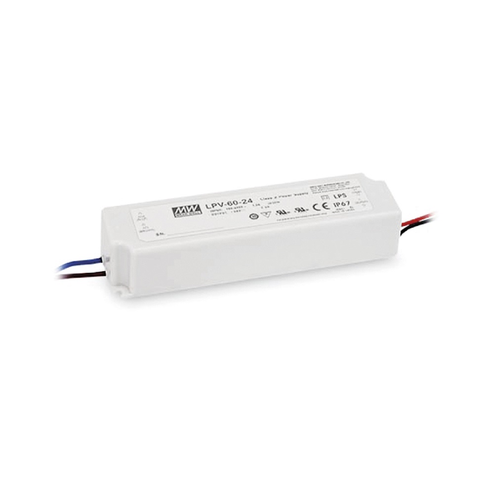 ALIMENTATORE LED MAX 60W 24V IP67