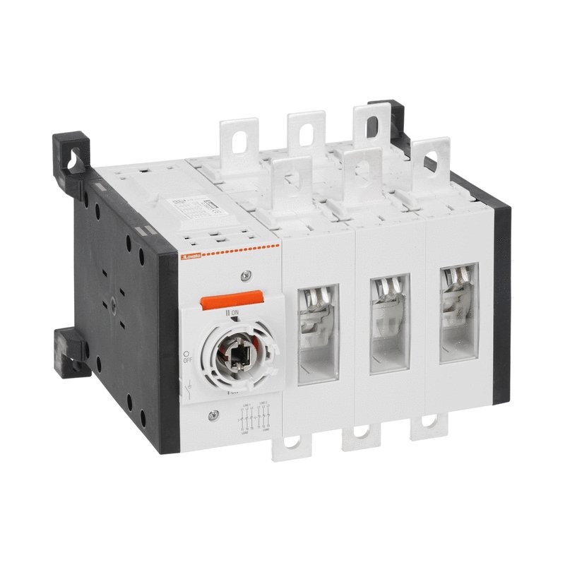 Commutatore sezionatore tripolare 3P 400A AC21A uso industriale IEC/EN