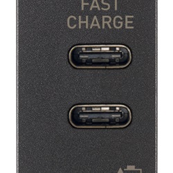 ALIMENTATORE USB C+C 5V 3A 1M GRIGI