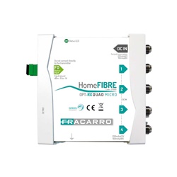 Ricevitore ottico compatto QD MICRO per installazioni indoor fibra ottica