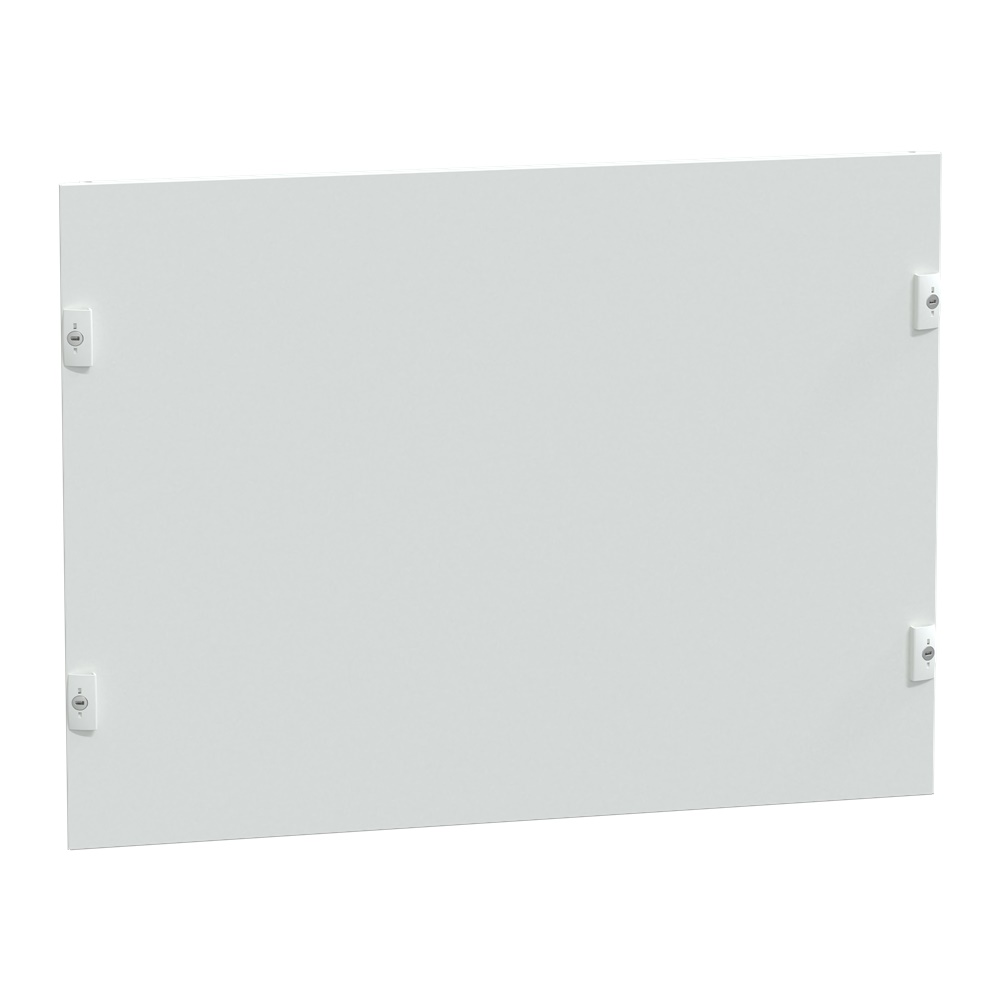 Piastra frontale piena acciaio bianco 11 moduli 900 mm per armadi elettrici PrismaSeT G