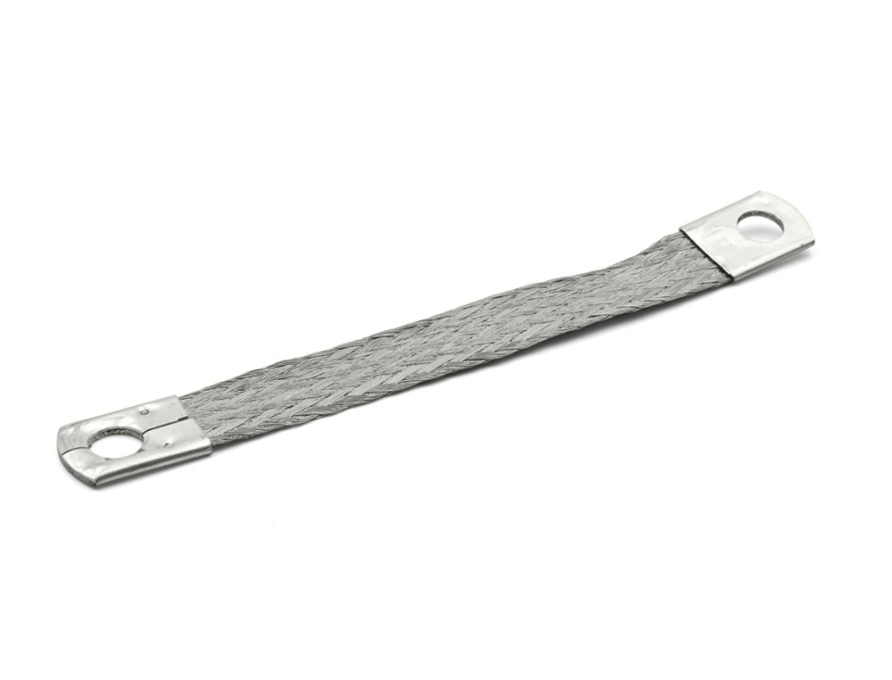 Treccia stagnata rame 10mmq 150mm per quadri elettrici
