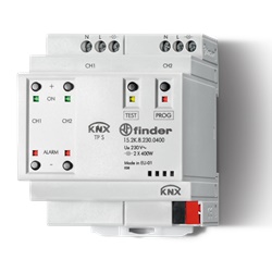 Dimmer KNX 2 canali 400W montaggio AMD building automation