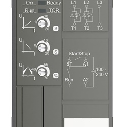 Softstarter PSR9-600-70 9A 208-600V AC controllo avvio motori industriali compatto affidabile