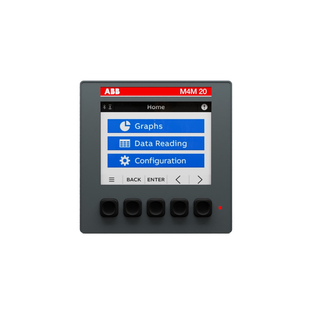 Analizzatore rete M4M 20 I/O 2 digitali 2 analogici Modbus RTU industriale