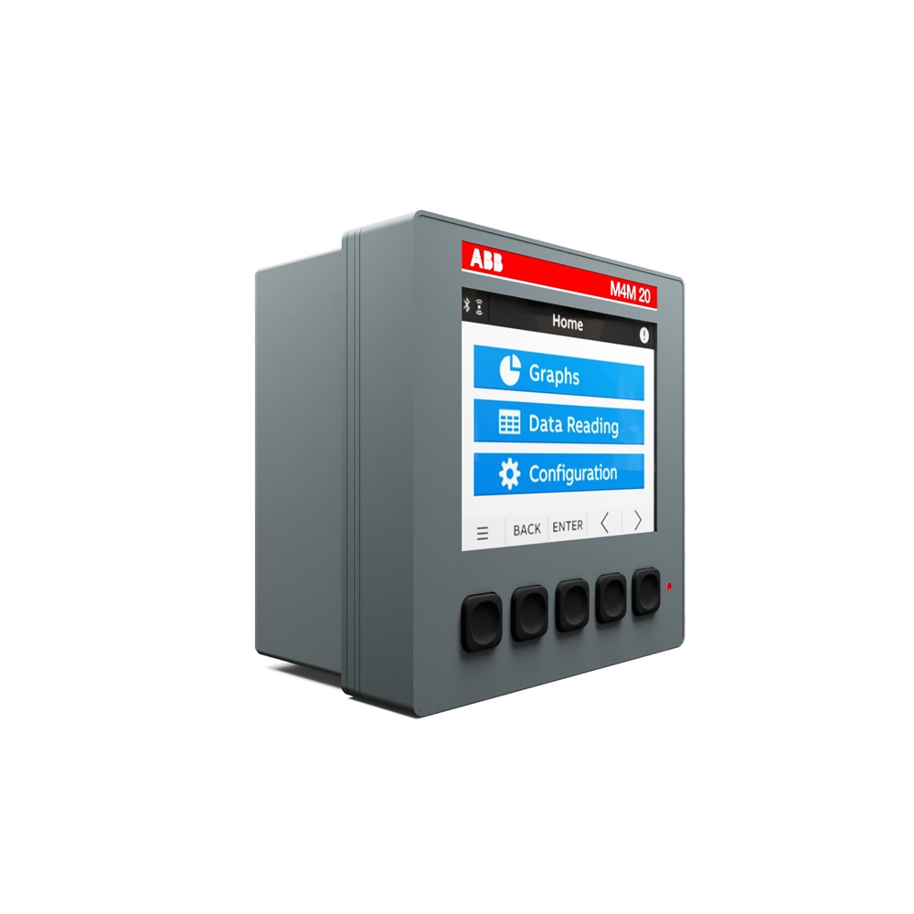 Analizzatore rete M4M 20 canali Rogowski Modbus RTU Bluetooth per monitoraggio impianti elettrici industriali