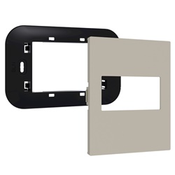 Kit montaggio cronotermostato Iride termostato Aros placca Bticino Living Now sabbia