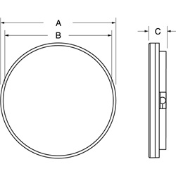 Plafoniera Smart WiFi 18W CCT regolabile Tuya RF per illuminazione versatile ambienti interni