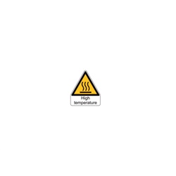 Etichetta Avvertimento WST-TSW 50mm Testo Inglese Industria