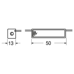 Portabatteria ministilo con fili design compatto installazione rapida per applicazioni elettriche ed elettroniche