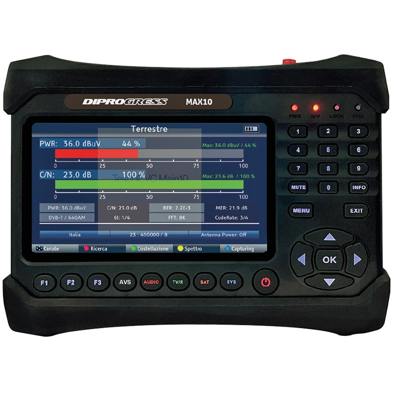 Misuratore segnale combo 10 bit alta precisione per analisi e controllo impianti elettrici professionale