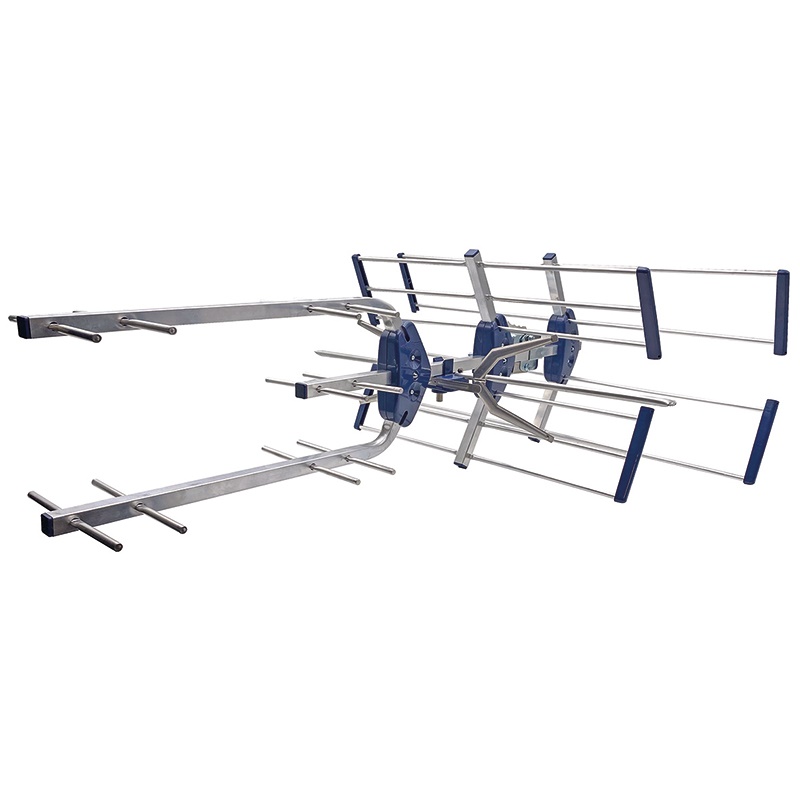 Antenna esterna banda III/UHF L2 resistente intemperie installazione facile segnale stabile
