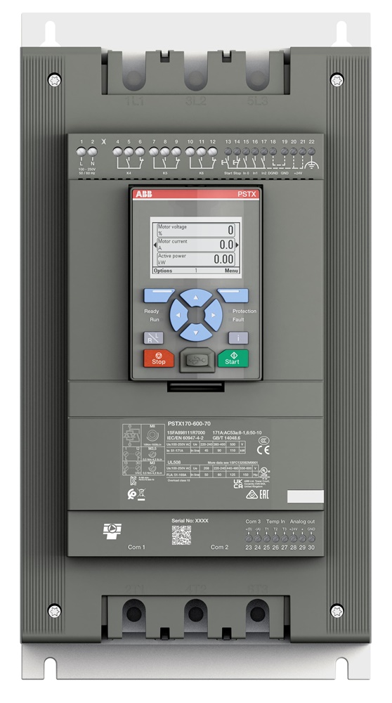 Softstarter PSTX170-600-70 170A 208-600V AC controllo motori industriali pompe ventilatori compressori