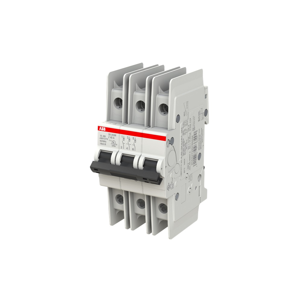 Interruttore automatico Miniature Circuit Breaker SU203M-Z40 3P 40A 400V per impianti residenziali e commerciali